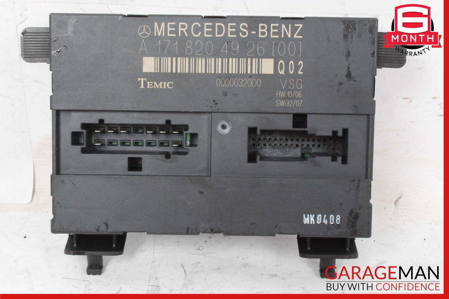 09-11 Mercedes R171 SLK300 SLK350 Top Roof Convertible Control Module Unit