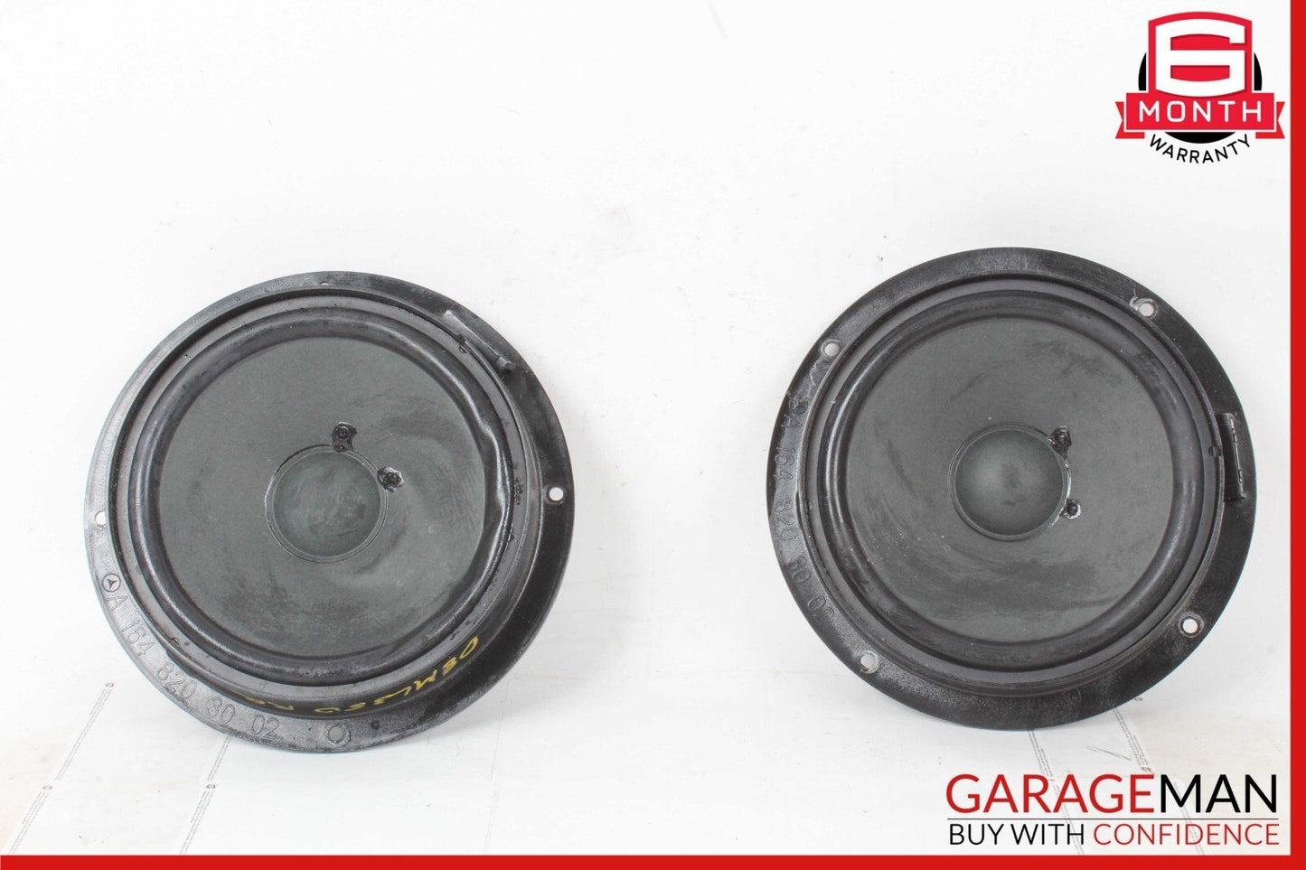 06-13 Mercedes W164 GL450 ML350 Left & Right Door Sound Audio Speakers Set of 2