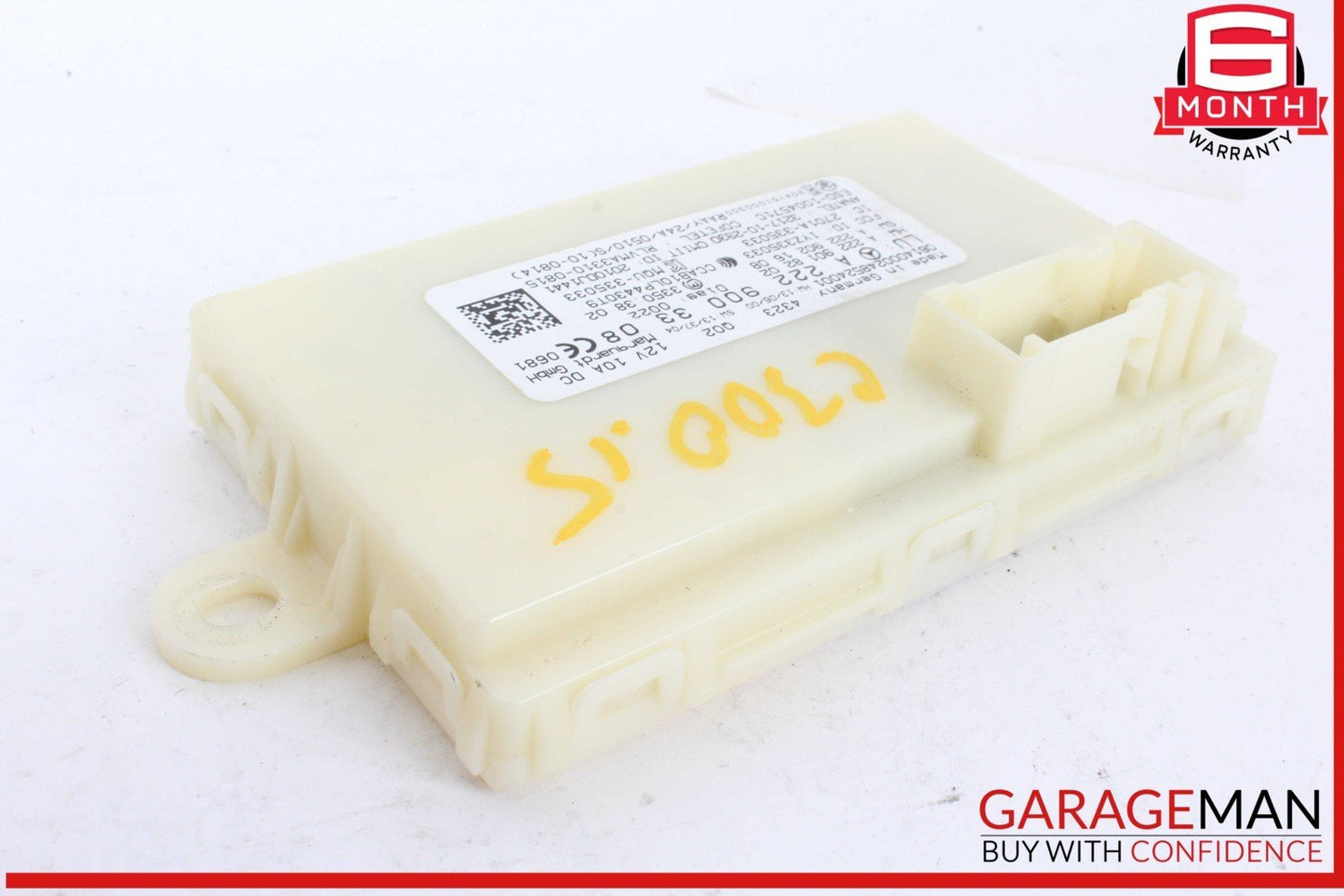 14-19 Mercedes W205 C300 S600 GLC350 S550 Keyless Go Entry Control Module OEM