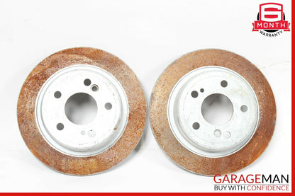 90-02 Mercedes R129 300SL SL500 Rear Brake Rotors Disc Left and Right Set OEM