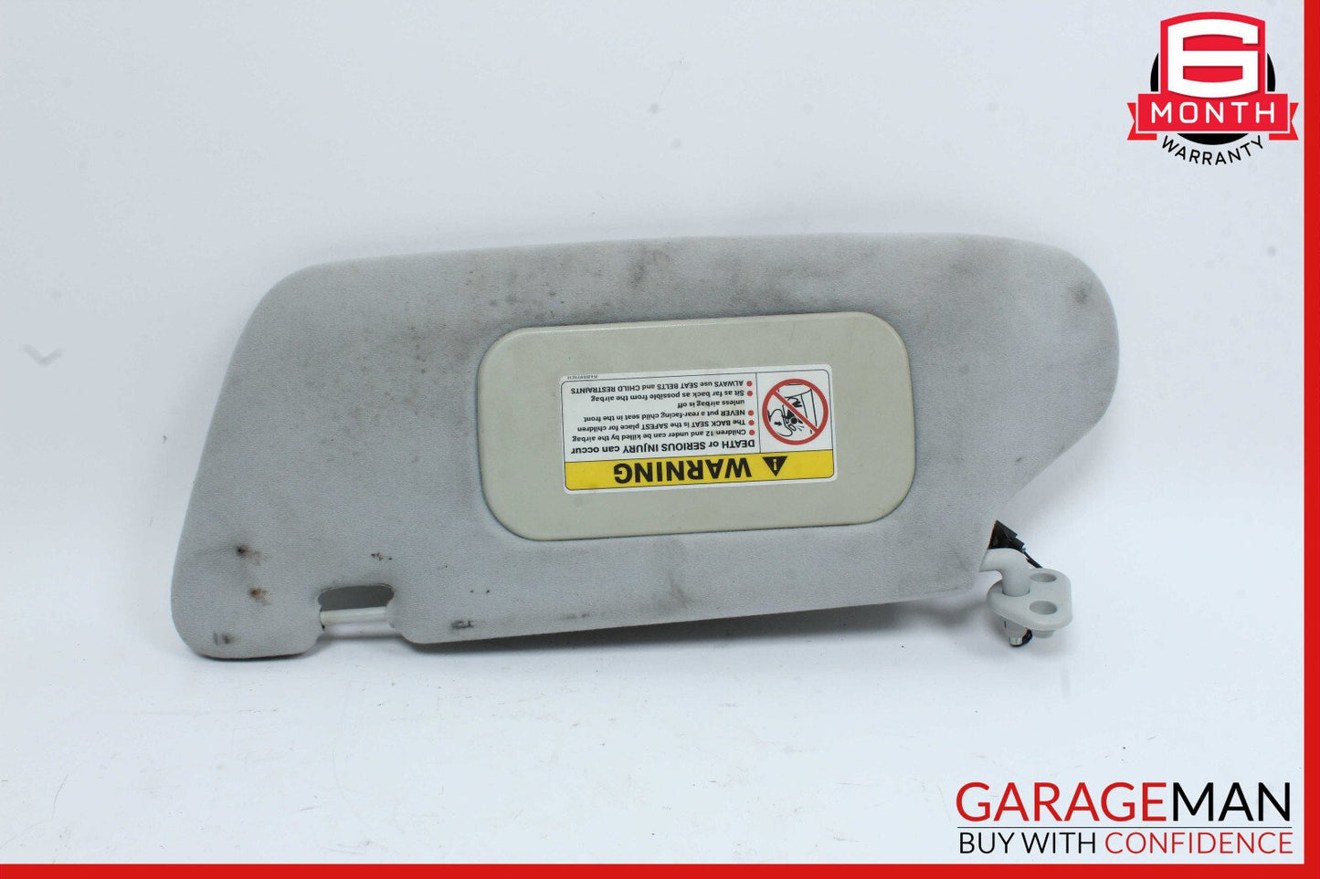 02-05 Mercedes W163 ML500 ML350 Left Driver Sunvisor Shade Cover Gray OEM