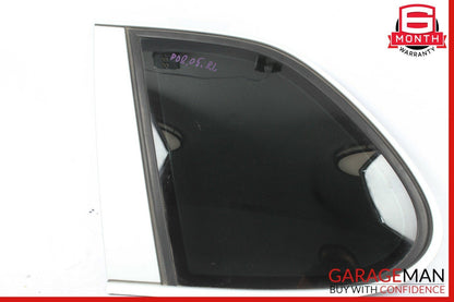 03-06 Porsche Cayenne 955 958 Rear Left Driver Side Quarter Window Glass OEM