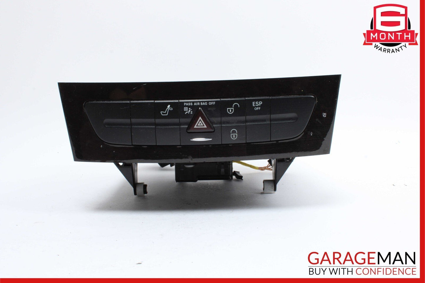 06-11 Mercedes W219 CLS500 CLS55 AMG Hazard Control Door Lock Switch Panel OEM