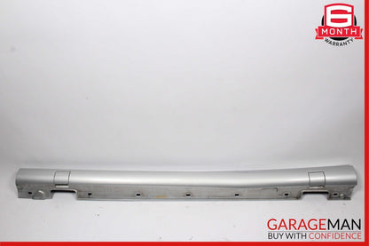 10-16 Mercedes W212 E350 E550 E63 AMG Sport Left Side Skirt Rocker Panel Silver