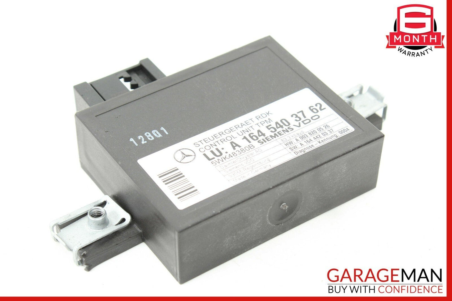 06-12 Mercedes W211 E350 SL550 CLS550 TPMS Tire Pressure Control 1645403762 OEM