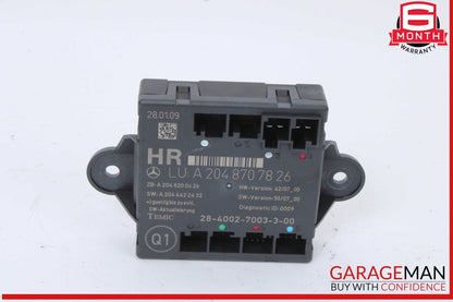 08-18 Mercedes X204 GLK350 C300 Rear Right Side Door Control Module Unit OEM