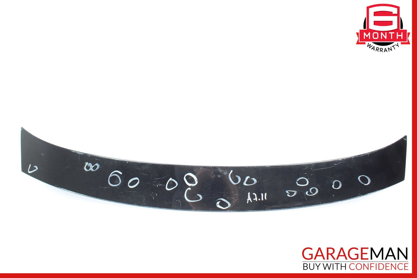 12-14 Audi A7 Rear Trunk Lid Molding Spoiler Black OEM