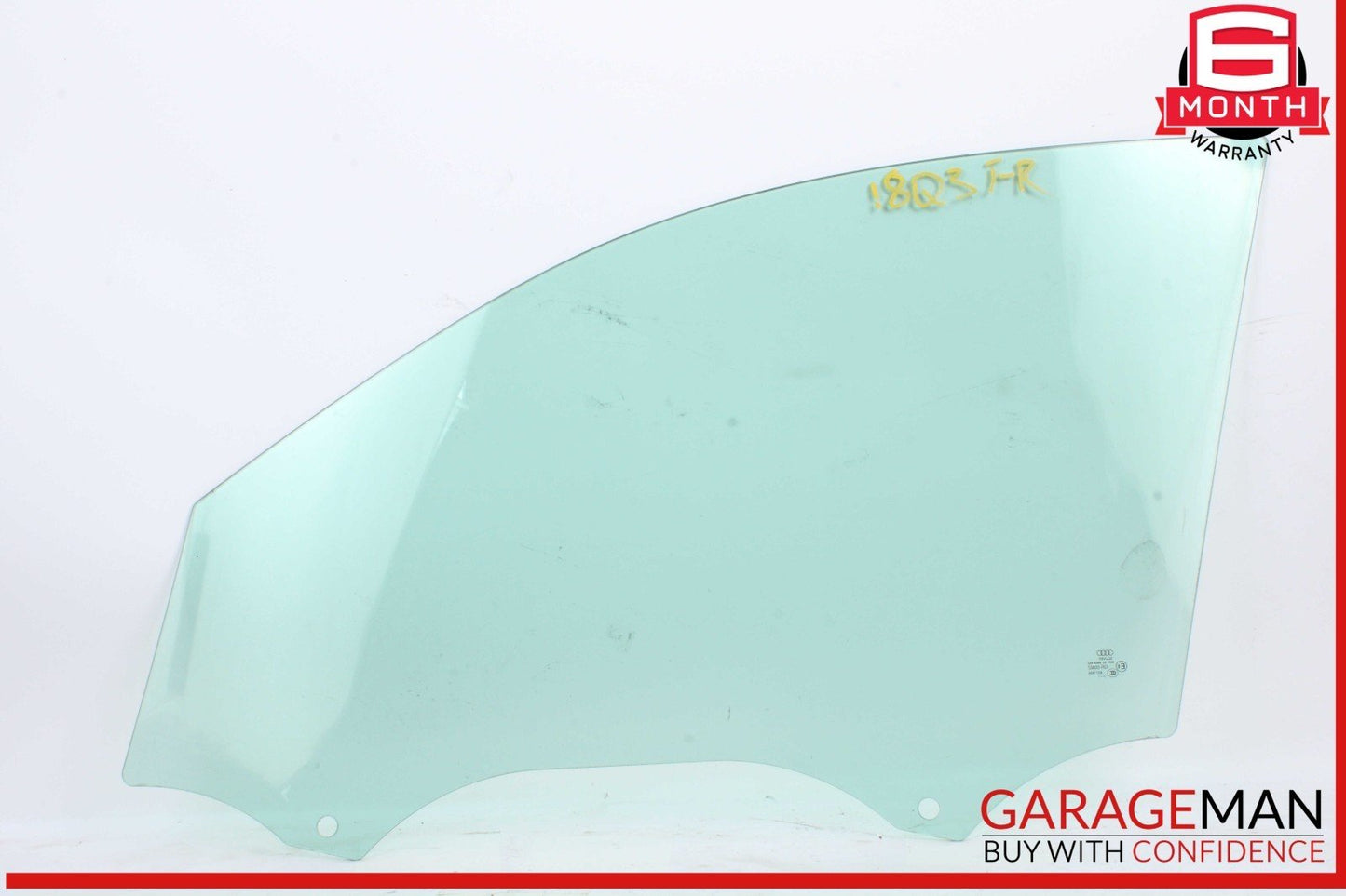 15-18 Audi Q3 Quattro Front Right Passenger Side Door Window Glass 43R00082 OEM
