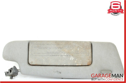 90-02 Mercedes R129 500SL SL500 Front Right Side Sun Visor Sunvisor Shade Gray