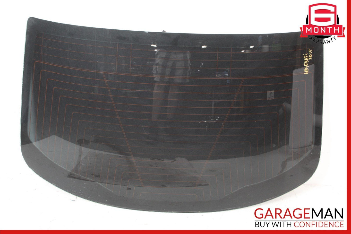 14-20 Maserati Ghibli M157 Rear Windshield Wind Shield Back Glass OEM