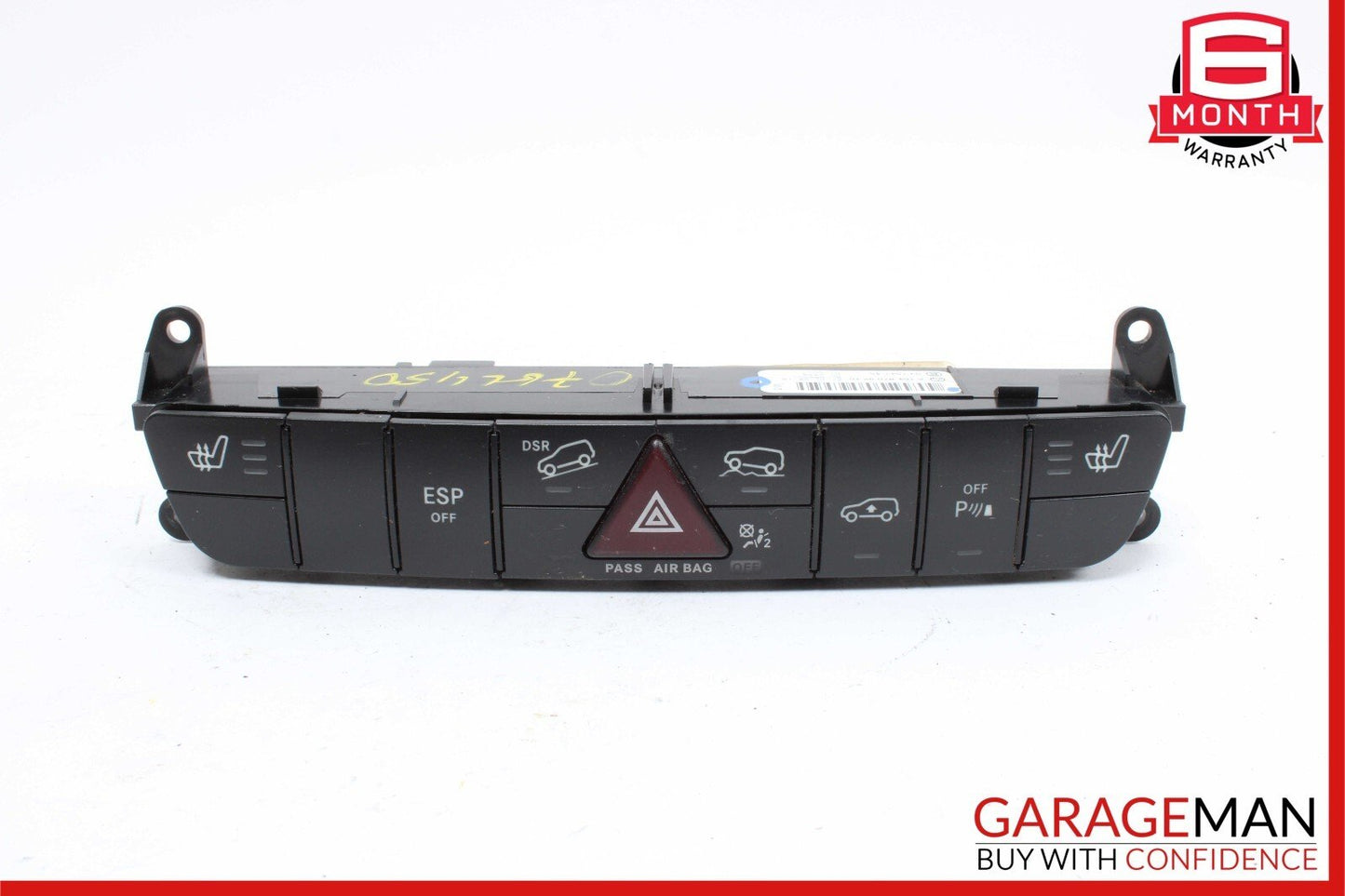 06-12 Mercedes X164 GL450 ML550 Hazard Light Switch Control Panel Module Unit