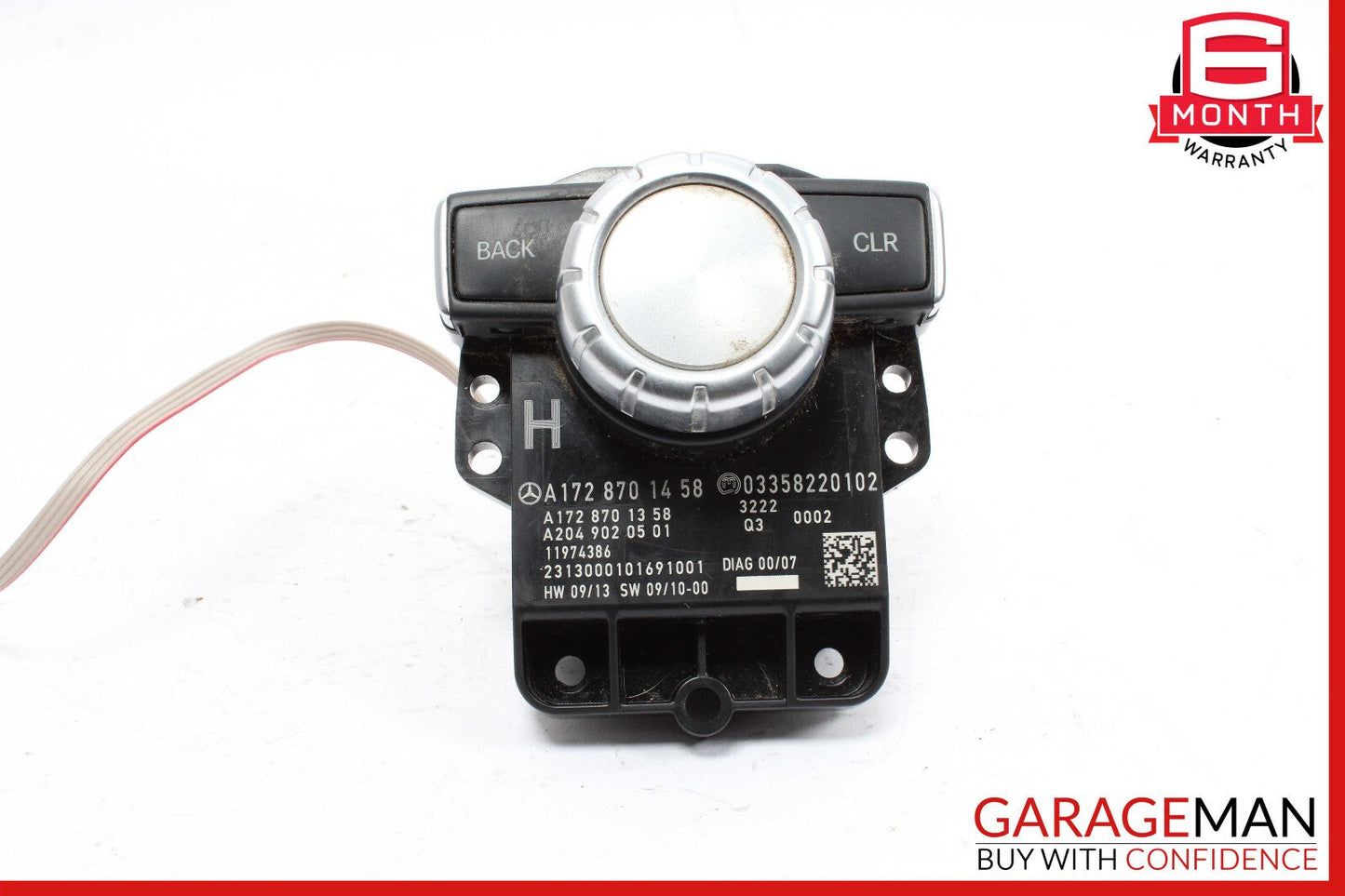 12-16 Mercedes W218 CLS550 Console Head Unit Controller Knob Multi Switch OEM