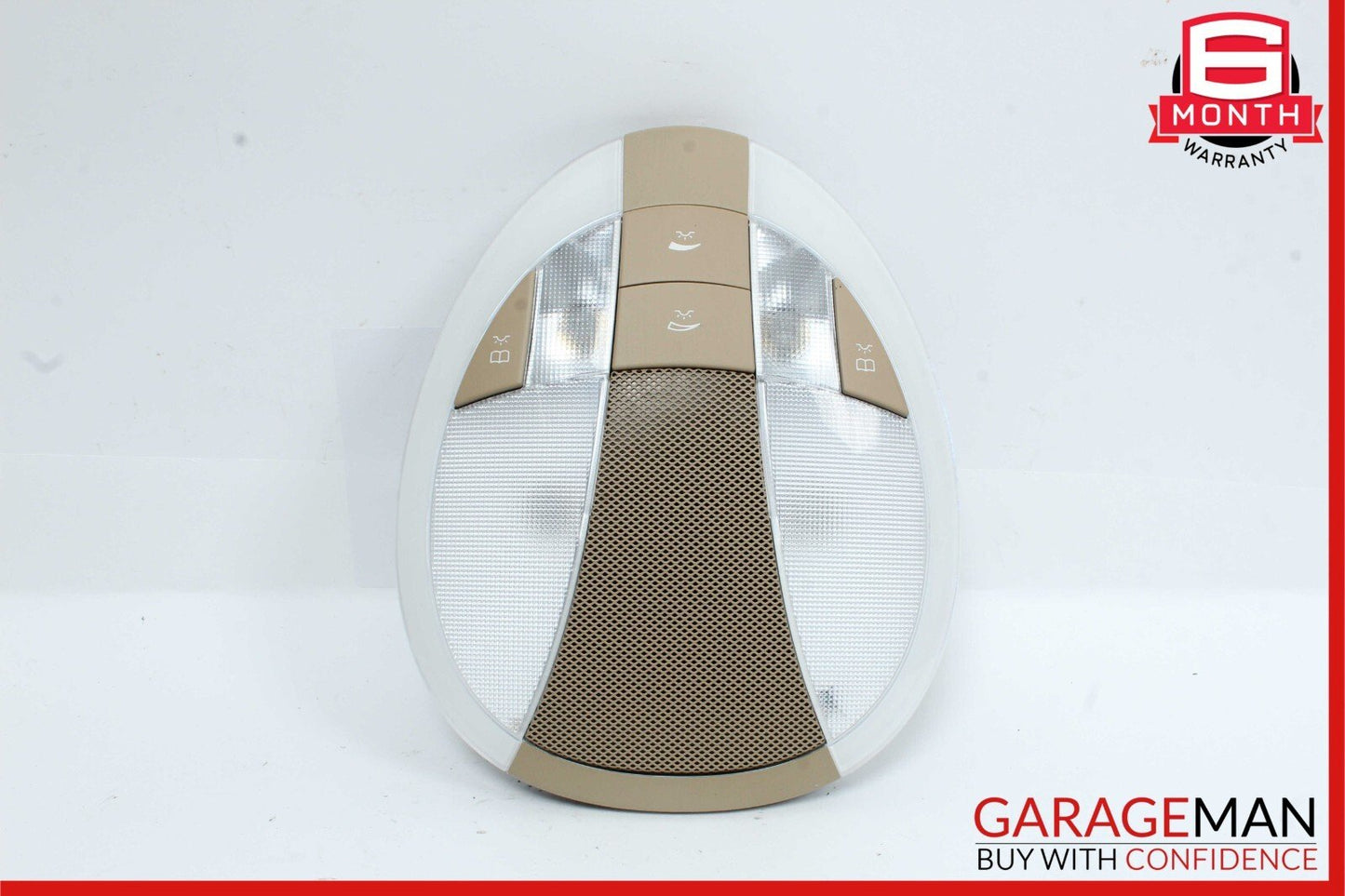 03-11 Mercedes W219 CLS500 E350 Rear Upper Overhead Dome Light Reading Map Brown