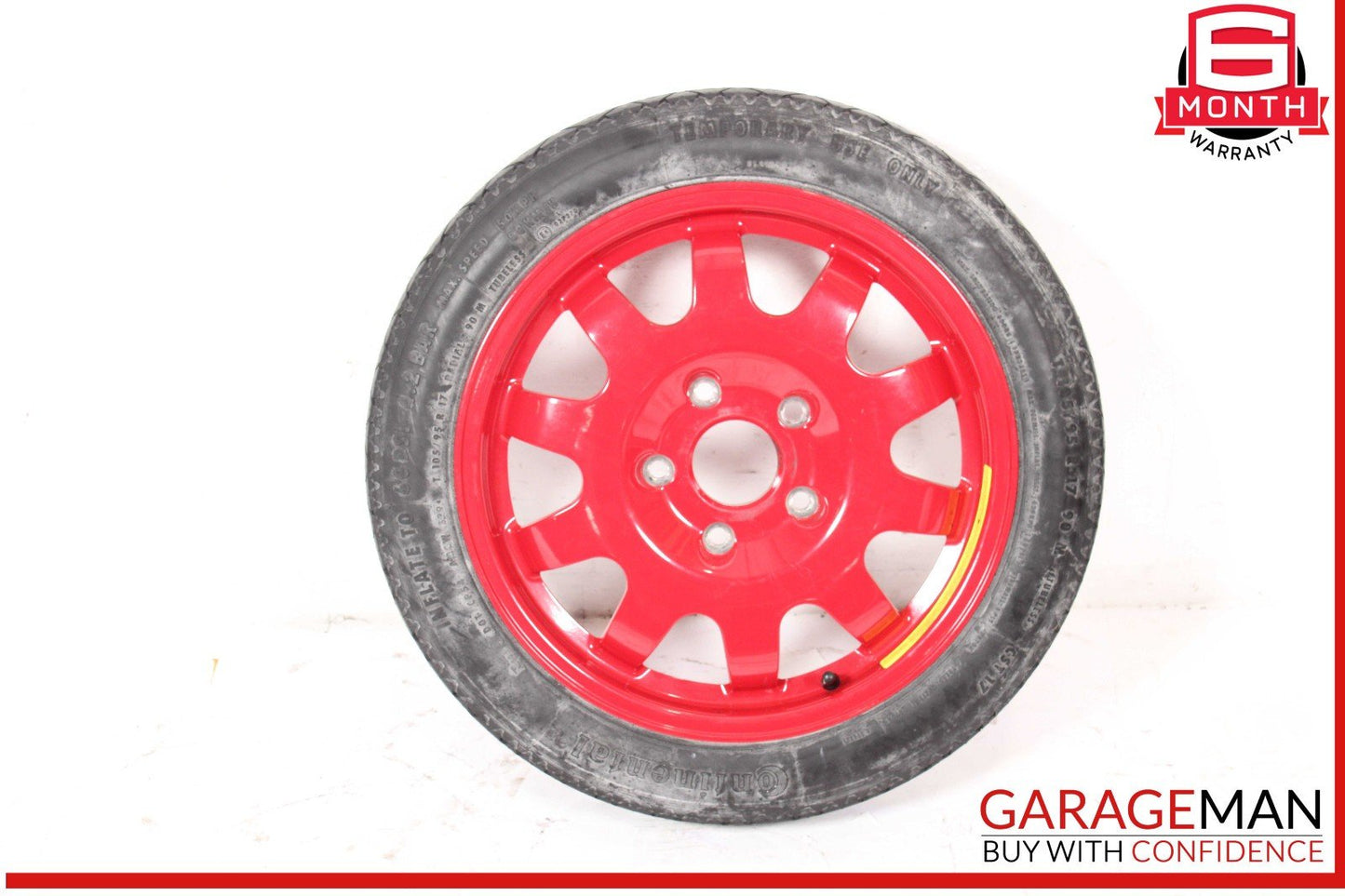 97-04 Porsche Boxster 986 Carrera 911 Spare Tire Wheel Rim Tire T105/95 R17 OEM