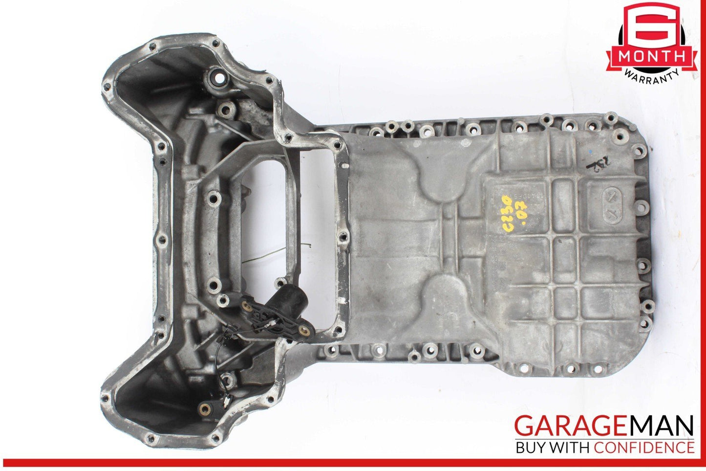 05-11 Mercedes W203 C230 CLK350 Engine Upper Oil Sump Baffle Pan 2720140802 OEM