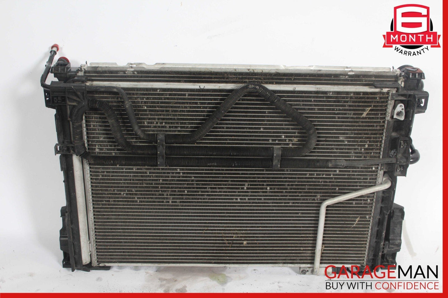 12-15 Mercedes R172 SLK250 Engine Cooling Radiator Air A/C Condenser Oil Cooler