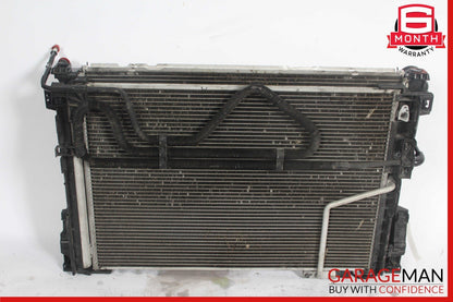 12-15 Mercedes R172 SLK250 Engine Cooling Radiator Air A/C Condenser Oil Cooler