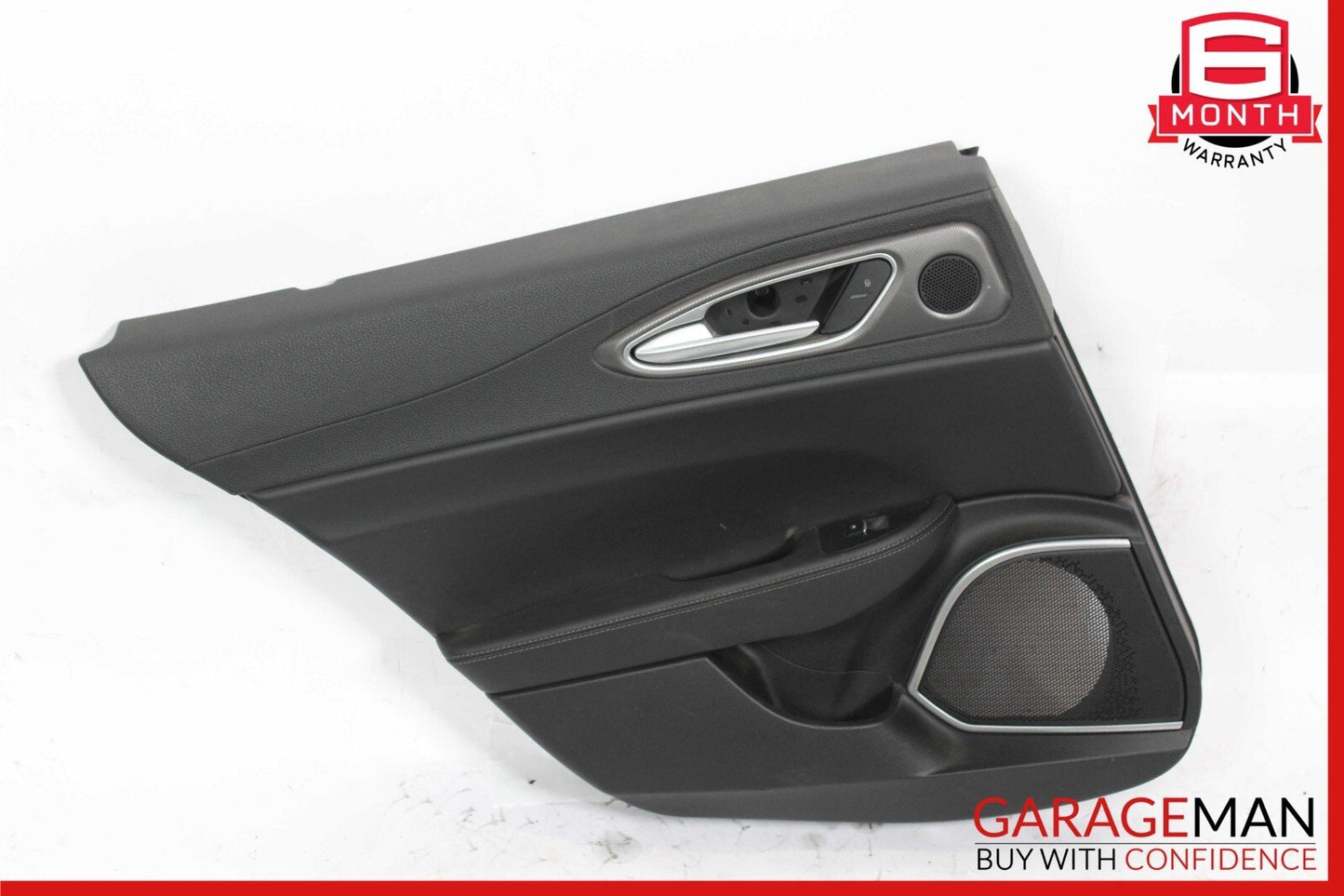 17-19 Alfa Romeo Giulia Rear Left Side Interior Door Panel Cover Trim Assembly