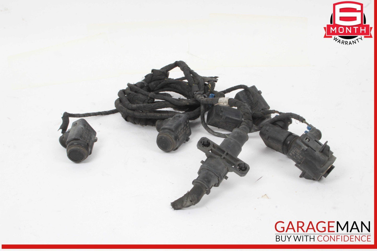 03-06 Mercedes R230 SL500 SL55 AMG Bumper Parktronic Parking Sensor Set OEM