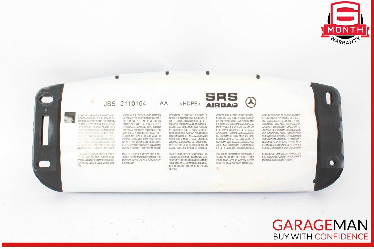 08-15 Mercedes W204 C300 C250 Front Right Passenger Side Dash Airbag Air Bag OEM
