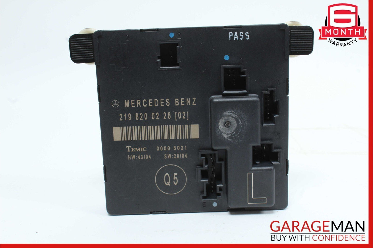 06-11 Mercedes W219 CLS500 CLS550 CLS350 Rear Left Door Control Module Unit