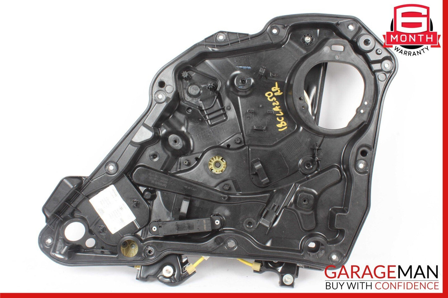 14-18 Mercedes CLA250 C117 Rear Right Side Door Window Regulator w/ Carrier OEM