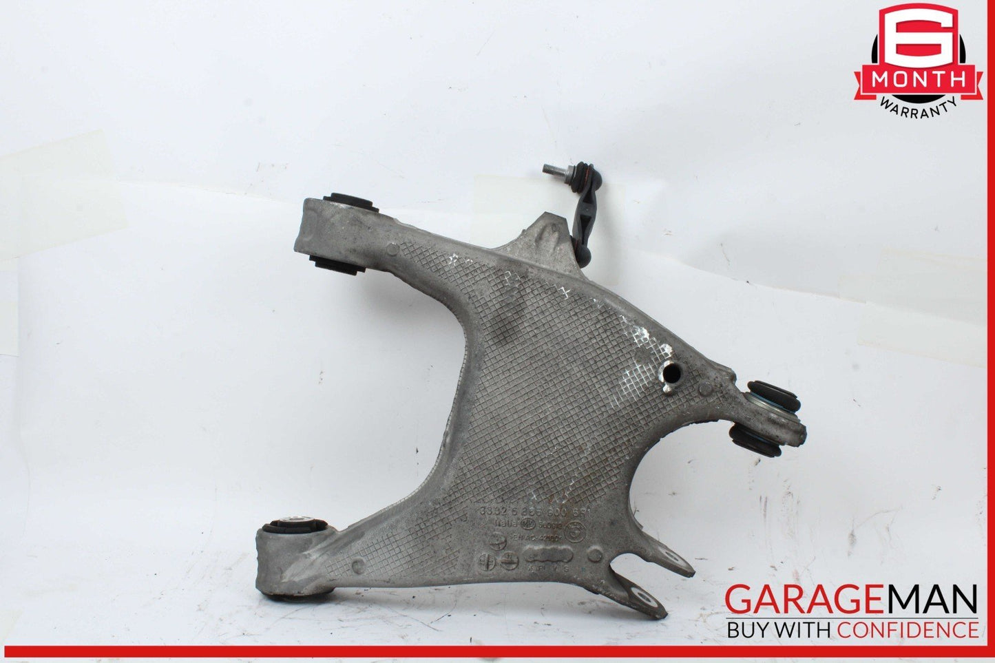 11-16 BMW 528i 535i 550i F10 Rear Right Passenger Side Lower Control Arm OEM