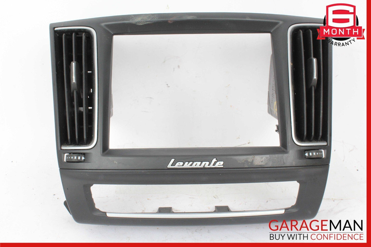 17-20 Maserati Levante Center Dash Air Vent Grille Screen Frame Trim Panel OEM