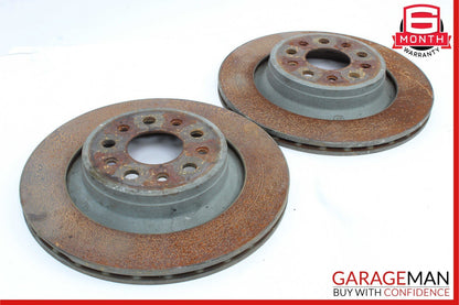 14-17 Maserati Ghibli Front Right & Left Side Brake Rotor Disc Set of 2 Pc OEM