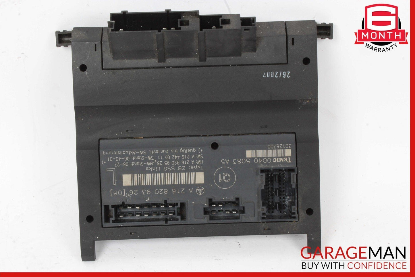 07-14 Mercedes W216 CL550 CL63 AMG Front Left Under Seat Control Module OEM