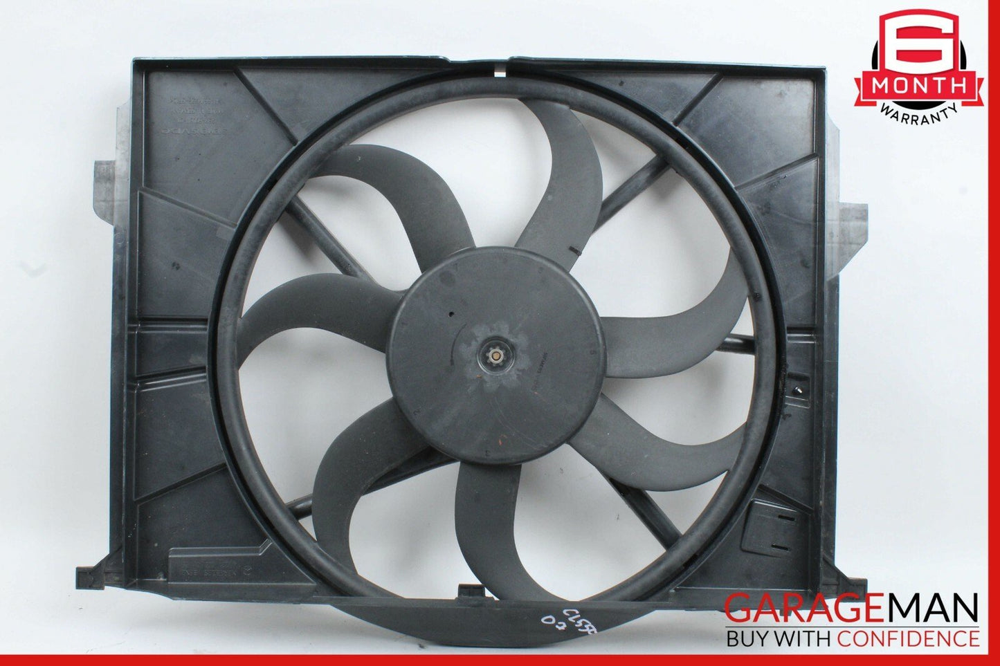 07-09 Mercedes S450 S550 CL550 Engine Motor Cooling Fan Shroud Assembly