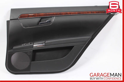 07-09 Mercedes W221 S550 Rear Right Complete Interior Door Panel Cover Black OEM
