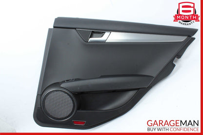 08-14 Mercedes W204 C250 Rear Right Side Interior Door Trim Panel Cover Black