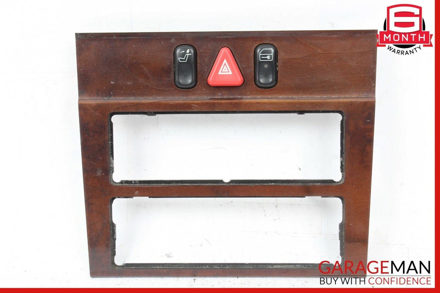 98-02 Mercedes W210 E300 Front Center Console Dash Hazard Switch Trim OEM