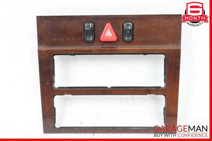 98-02 Mercedes W210 E300 Front Center Console Dash Hazard Switch Trim OEM