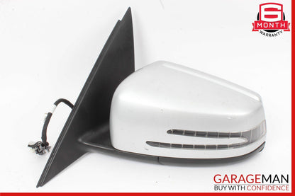 12-14 Mercedes W204 C250 C63 AMG Front Left Side Mirror Rear View Door Silver