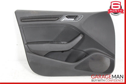 15-20 Audi A3 S3 Front Left Driver Side Door Panel Black OEM