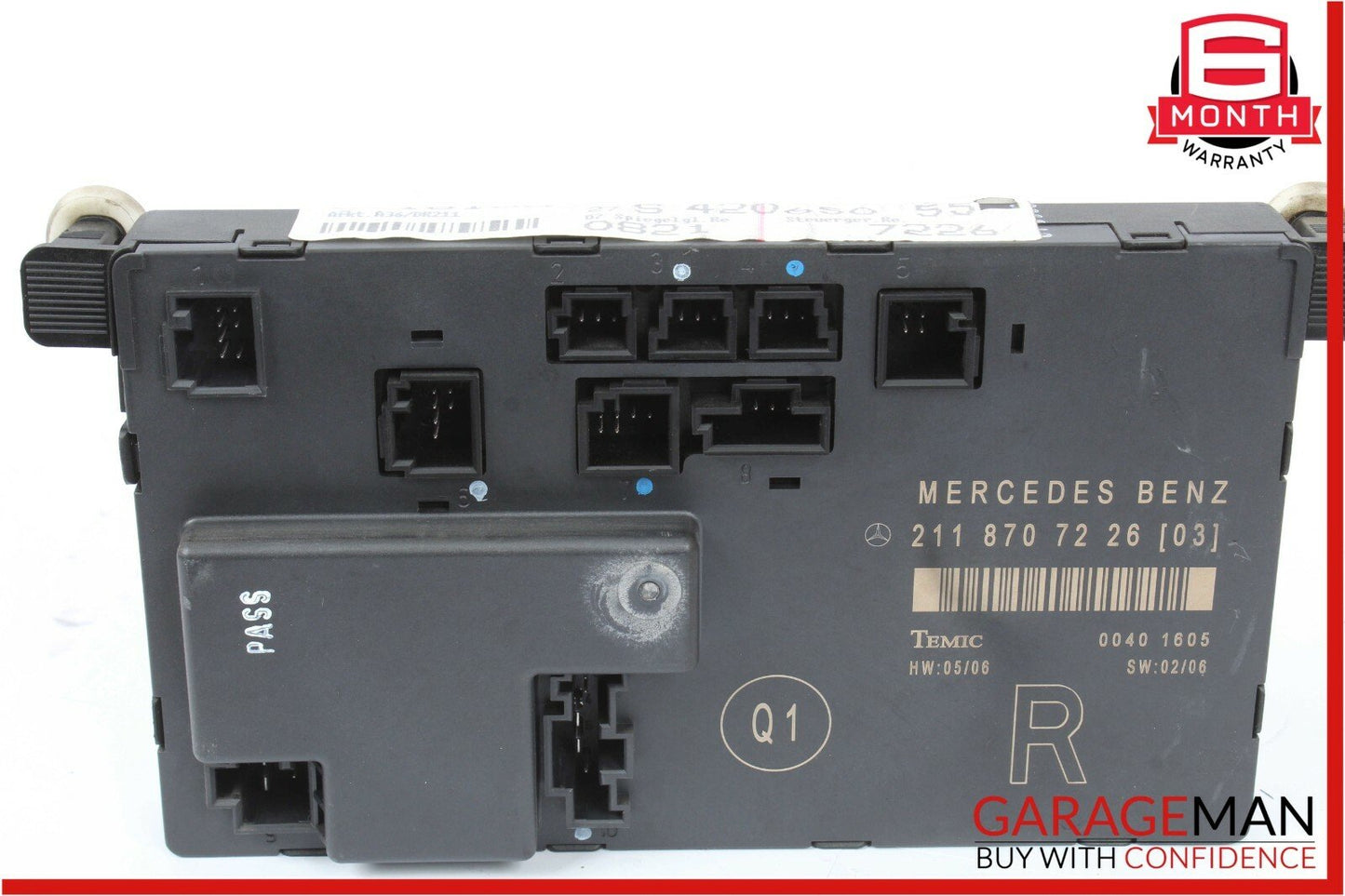 03-09 Mercedes W211 E350 E550 Front Right Side Door Control Module Unit OEM