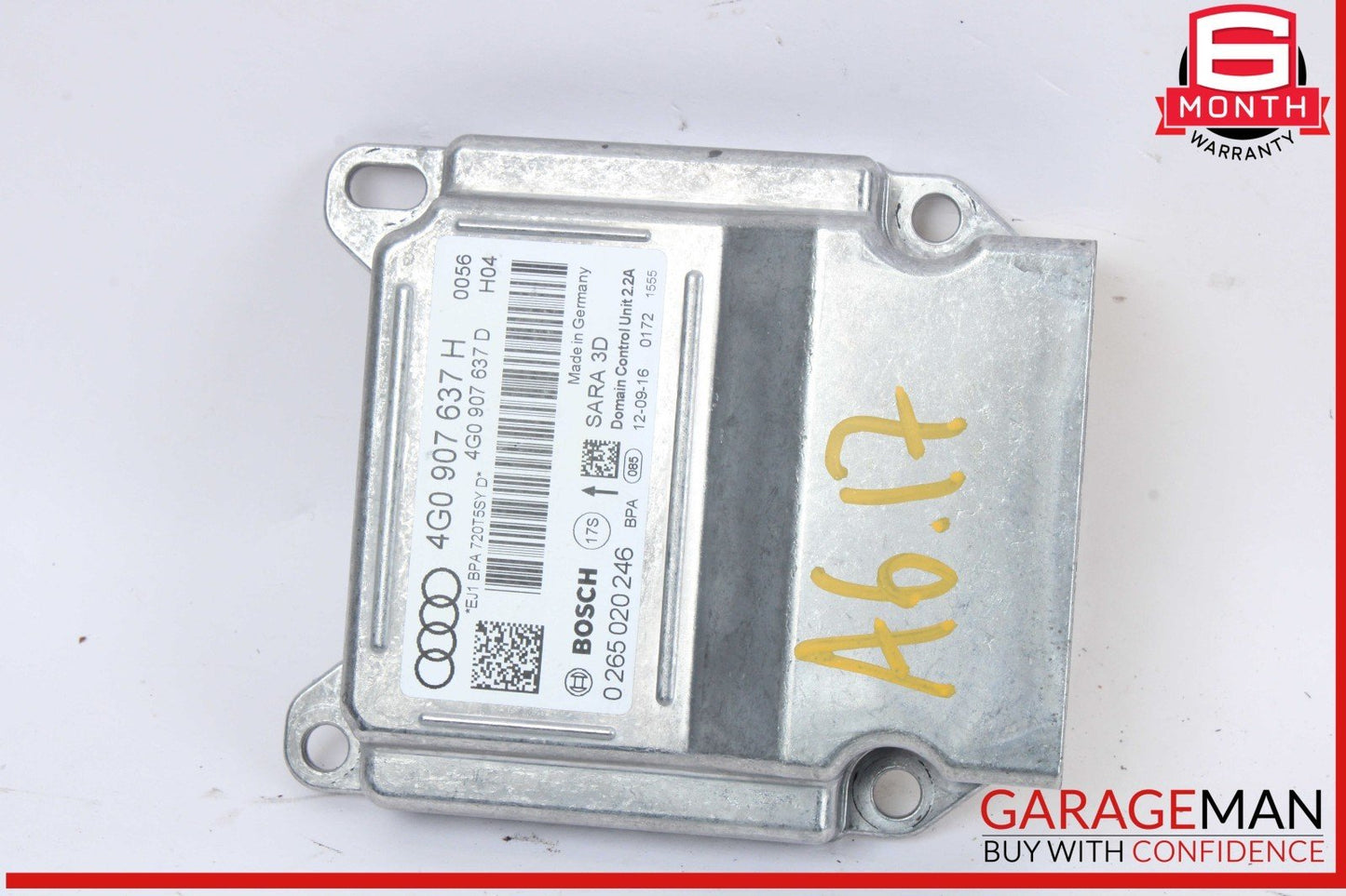 12-18 Audi A6 A7 Yaw Rate Accelerator Stability Speed Control Sensor OEM