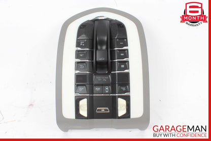 12-13 Porsche Cayenne 958 Hybrid S Front Overhead Dome Light Lamp Gray OEM