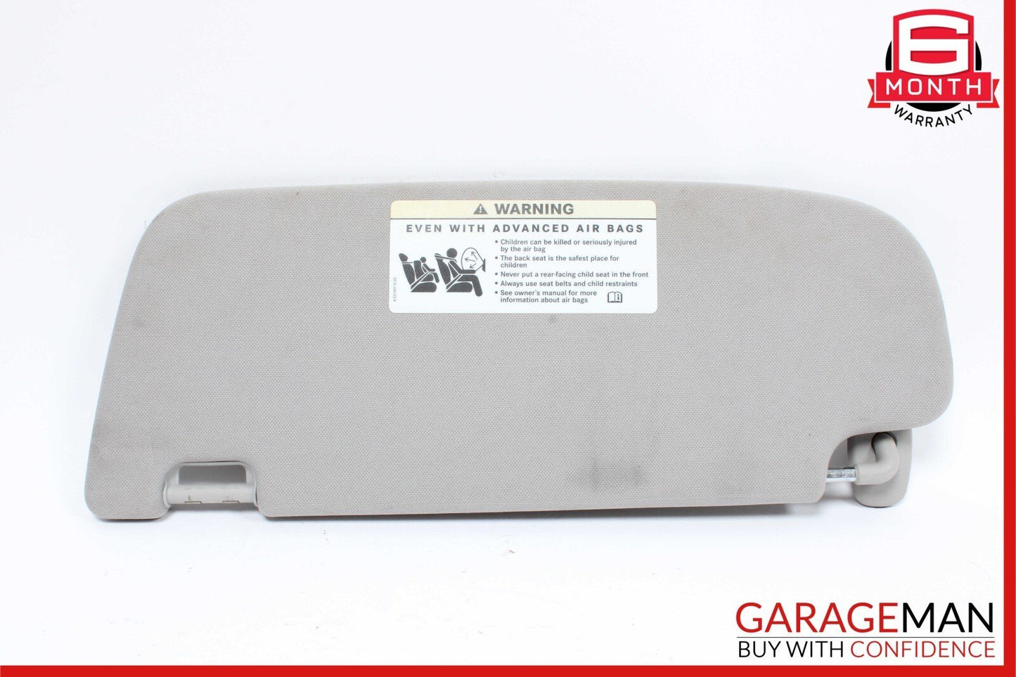 Mercedes W221 S550 CL550 Sun Visor Sunvisor Shade Cover Right Passenger Gray OEM