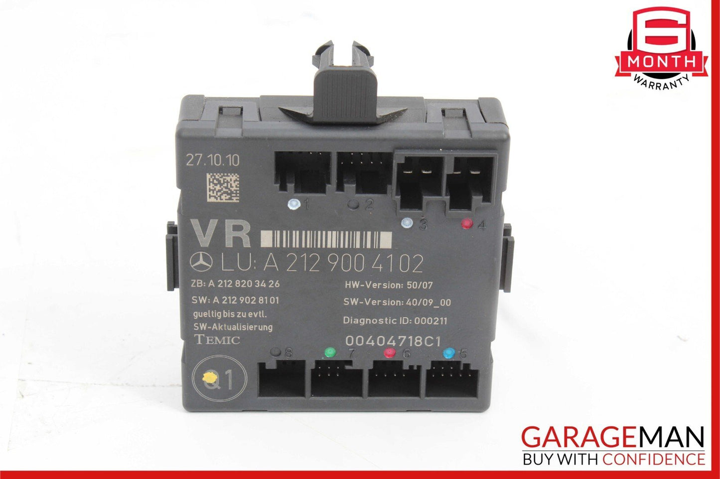 08-14 Mercedes W204 C250 C300 C350 Front Right Side Door Control Module Unit OEM