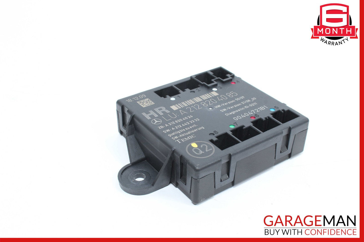 08-18 Mercedes W204 C300 GLK350 CLS550 Rear Right Side Door Control Module OEM