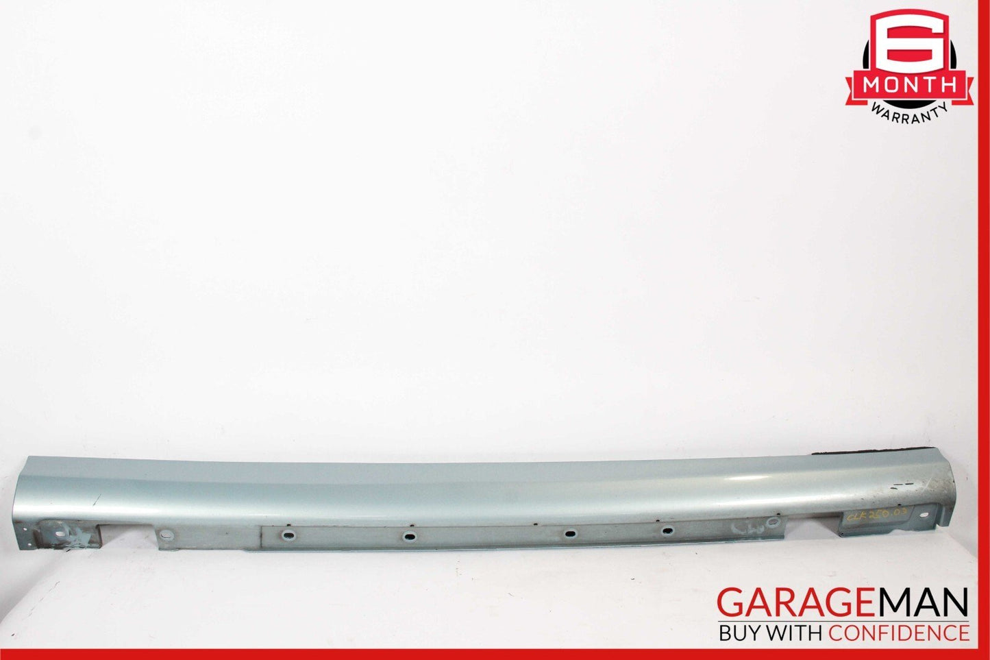 03-09 Mercedes W209 CLK320 Base Right Side Rocker Skirt Moulding Panel Ice Blue