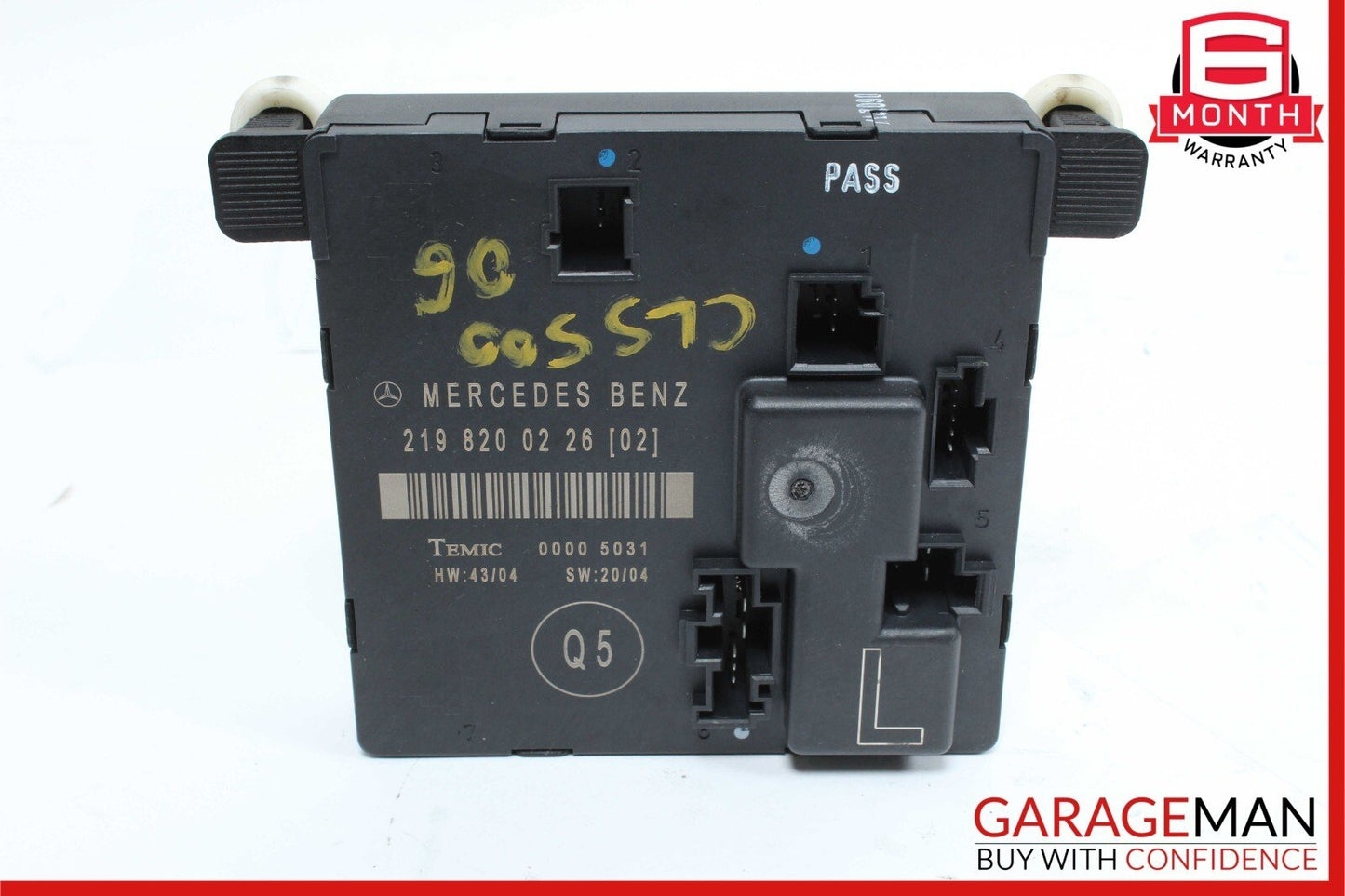 06-11 Mercedes W219 CLS500 CLS550 Rear Left Side Door Controller Module Unit