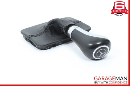 12-14 Mercedes W204 C250 C300 Floor Gear Shift Shifter Knob Boot Cover Black