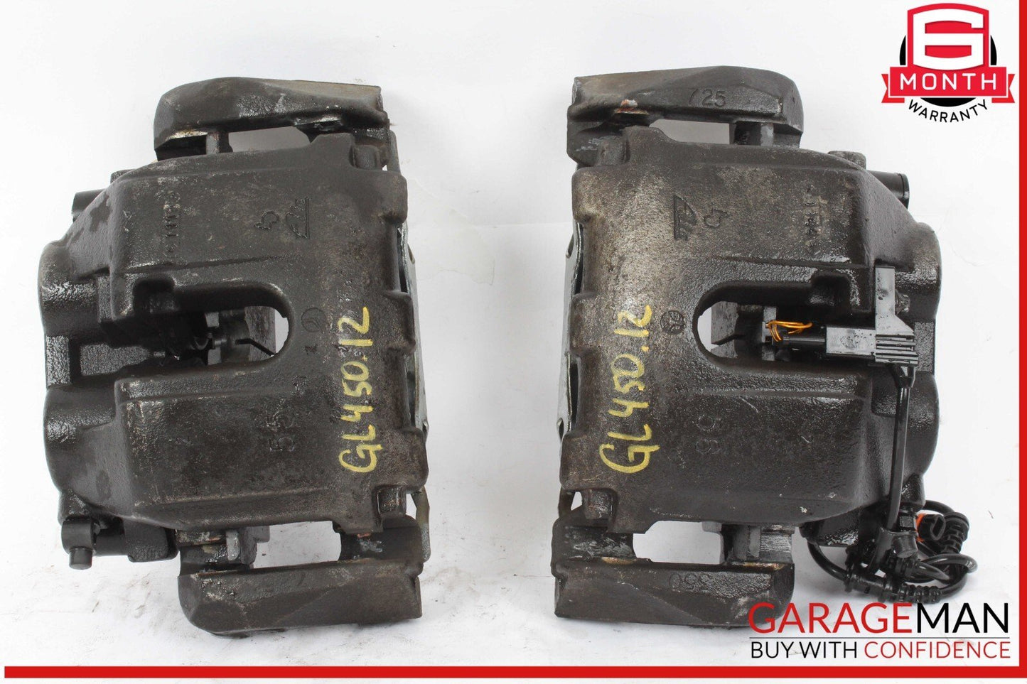 06-13 Mercedes X164 GL450 4Matic Front Right & Left Brake Caliper Calipers Set