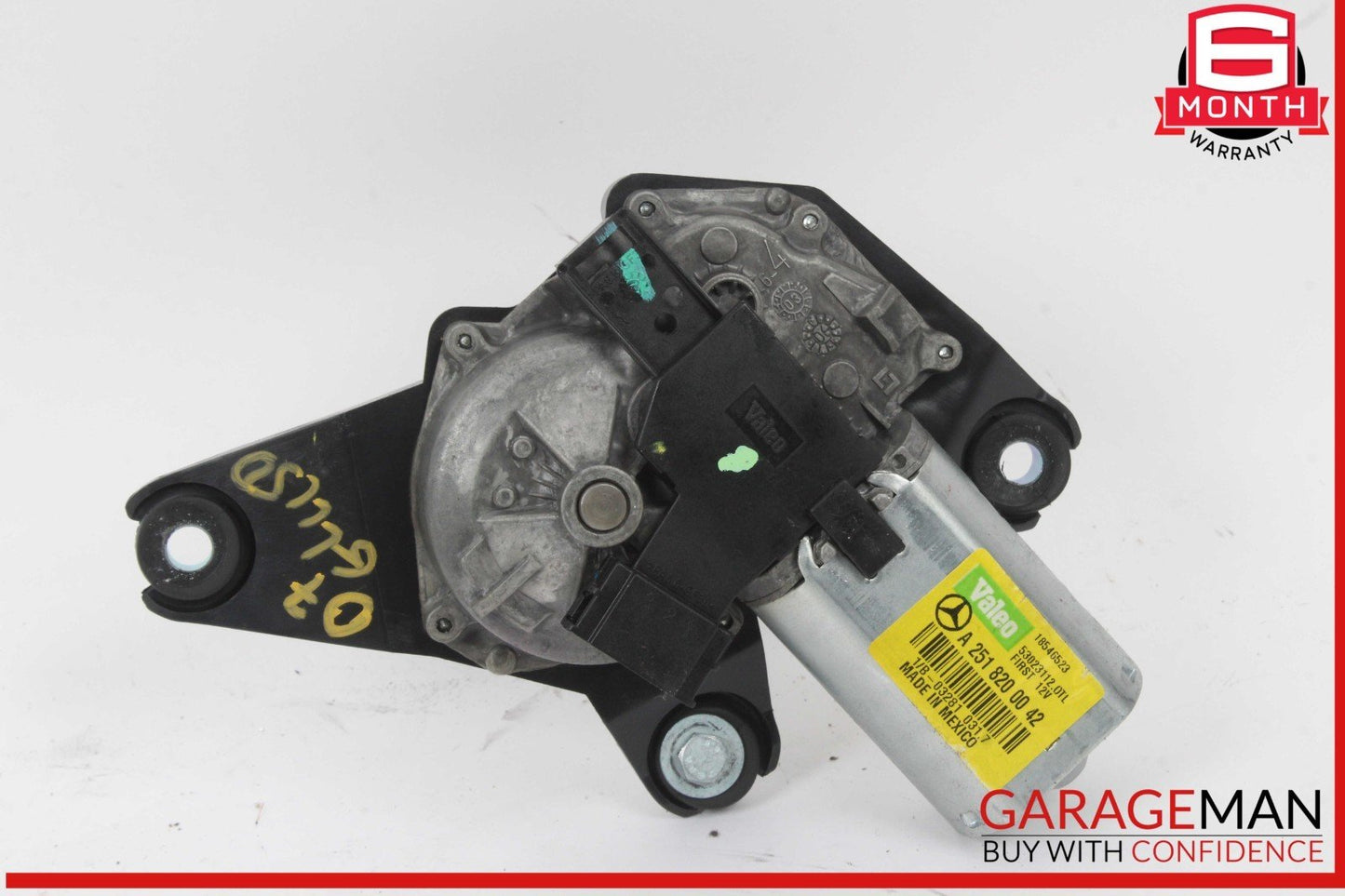 06-19 Mercedes X164 GL450 4MATIC Rear Glass Windshield Wiper Motor 2518200042