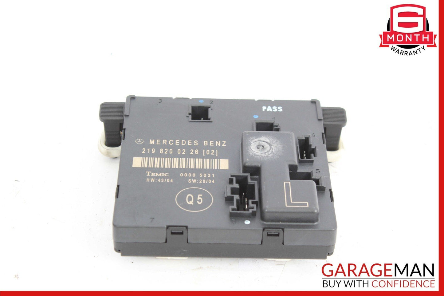 06-11 Mercedes W219 CLS63 AMG CLS500 Rear Left Side Door Control Module Unit OEM