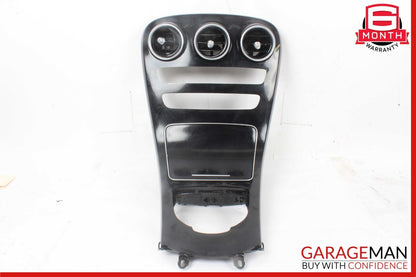 15-18 Mercedes W205 C300 C350e Center Console Trim Bezel Assembly OEM